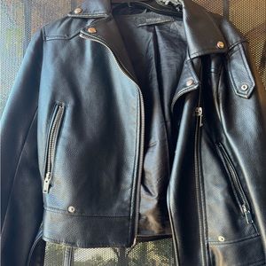 Zara leather jacket